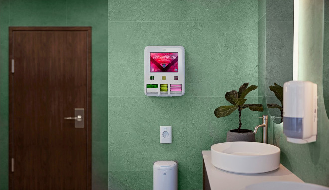 Tork lanceert menstruatiehygiëne-dispensers voor openbare toiletten in Italië