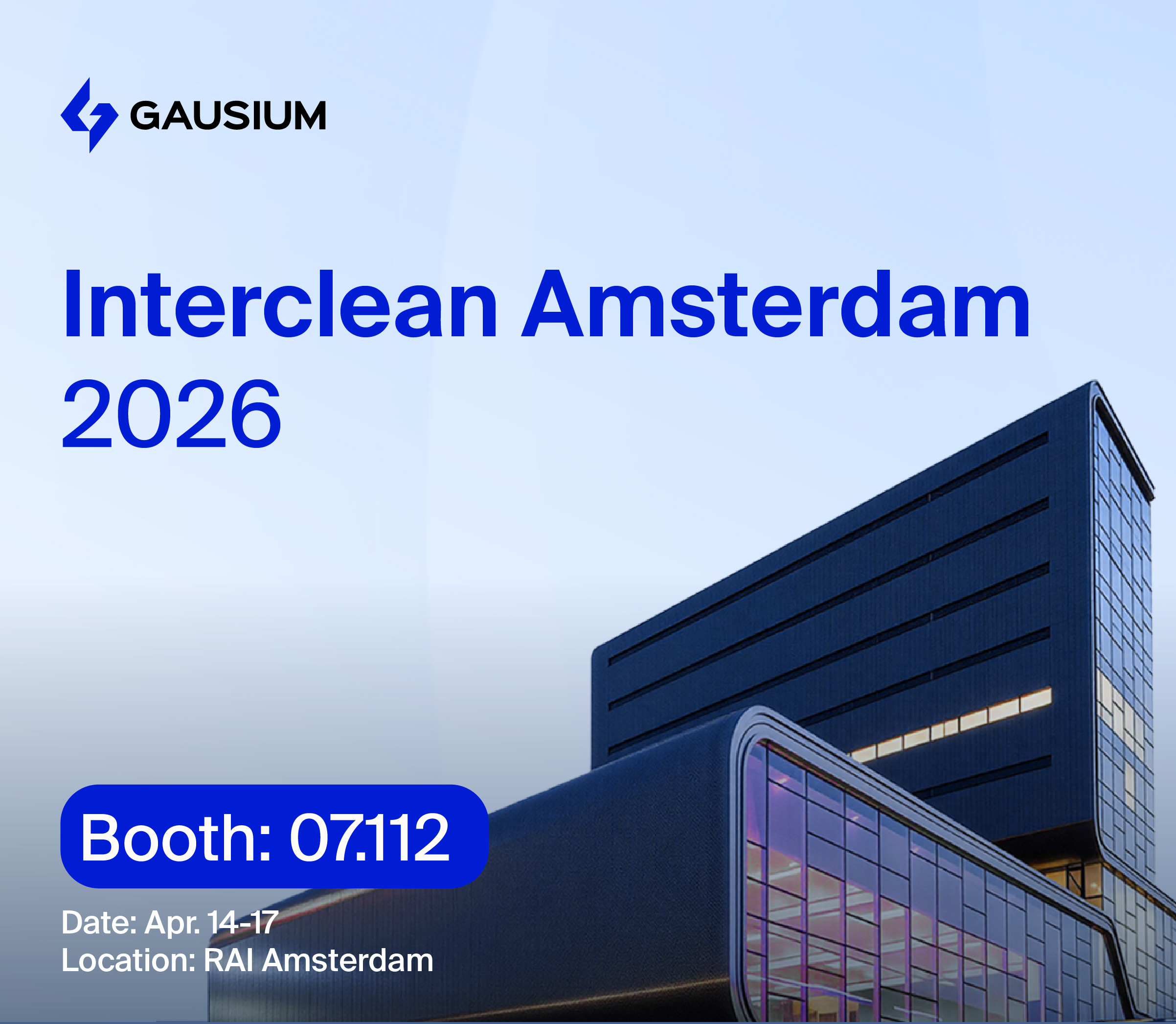 Gausium debuteert buitenrobots Beetle 2.0 en MAX-SW op Interclean Amsterdam